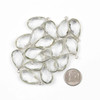 Cherry Tree Beads Quartz approximately 13x25mm Faceted Teardrop Drop with Sterling Silver Bezel - 1 piece 