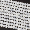 Mother of Pearl 8mm White Heart Beads - 15 inch strand