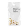 18k Gold Plated 304 Stainless Steel 10x14mm Lever Back Ear Wires - 3 pairs/6 per bag - CTBP030301g