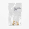18k Gold Plated 304 Stainless Steel 6x9mm Lobster Clasps -  6 per bag