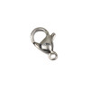 Silver 304 Stainless Steel 8x12mm Lobster Clasps -  6 per bag