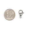 Cherry Tree Beads Silver 304 Stainless Steel 9x13mm Lobster Clasps -  6 per bag 