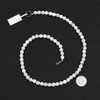 Cherry Tree Beads Mother of Pearl 6mm Faceted Round Beads for DIY craft night.