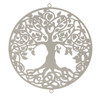 Silver Stainless Steel 94mm Tree of Life Link Component - 1 per bag