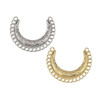 Cherry Tree Beads 304 Stainless Steel 31x39mm Horseshoe Centerpiece Links - 2 per bag 