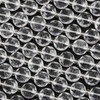 Clear Quartz 12mm Faceted Hexagonal Cut Coin Beads - 15 inch strand