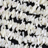 White Mother of Pearl 8-20mm Chip Beads - 14 inch strand