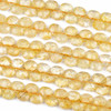 Citrine 7mm Top Drilled Teardrop Briolette Beads - 7 inch strand