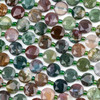 Cherry Tree Beads Fancy Jasper 10mm Faceted Coin Beads - 15 inch strand 