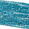 Crystal 4x6mm Blue Green Bahama Mermaid Faceted Tube Beads - 20 inch strand