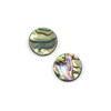 Abalone Paua Shell 14mm Coin Beads - 2 per bag