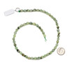 Prehnite 6x8mm Faceted Rice Beads - 15 inch strand