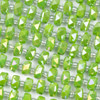 Crystal 5x8mm Opaque Pear Green Faceted Heishi Beads with an AB finish - 22 inch circular strand