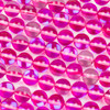 Mermaid Glass 8mm Hot Pink Round Beads - #13, 15 inch strand