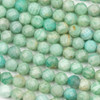 Cherry Tree Beads BOGO Russian Amazonite 5mm Faceted Round Beads - 15.5 inch strand