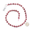 Cherry Tree Beads Rhodonite approx. 8mm Faceted Twisted Spiral Beads - 15 inch strand 