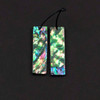 Cherry Tree Beads Abalone Paua Shell approx. 11x38mm Rectangle Pendant Pair - 2 pieces 