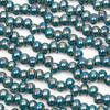 Glass 4x6mm Opaque Blue Green Peacock Dancing Rondelle Beads with an AB finish - 15 inch strand