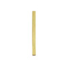 Rectangular brass bar drop components measuring 2.5x35mm, available in raw and coated brass finishes with a top hole for jewelry making.
