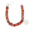 Cherry Tree Beads Red Lace Agate approx. 6.5-7.5x10-11.5mm Faceted Irregular Rondelle Beads - 8 inch strand 