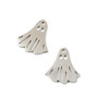 Cherry Tree Beads Natural Silver Stainless Steel 14.5x15mm Ghost Halloween Charms - 2 per bag 