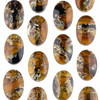 Cherry Tree Beads Amber approx. 20x30mm Top Side Drilled Oval Pendant - 1 piece 