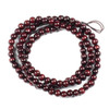 Cherry Tree Beads Schima Superba Wood Mala Round Bead Necklace on Elastic Cord 