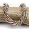 Cherry Tree Beads Crystal approx. 2x3mm Opaque Soft Autumn Mix Faceted Rondelle Beads - Approx. 15 inch strand 