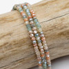 Cherry Tree Beads Crystal approx. 2x3mm Opaque Soft Autumn Mix Faceted Rondelle Beads - Approx. 15 inch strand 