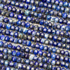 Cherry Tree Beads Lapis 3x4mm Faceted Pumpkin Beads - 15 inch strand 