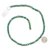 Cherry Tree Beads Crystal 5x6mm Opaque Tide Pool Green Rondelle Beads with an AB finish - Approx. 15.5 inch strand 