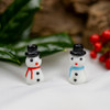 Cherry Tree Beads Handmade Lampwork Glass Beads - 16x30mm Snowman, 2 per bag  Cherry Tree Beads Handmade Lampwork Glass Beads - 16x30mm Snowman, 2 per bag