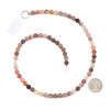 Cherry Tree Beads Salt Spring Agate 6mm Faceted Round Beads - 15 inch strand 