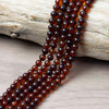 Cherry Tree Beads Amber 5mm Round Beads - 15 inch strand 