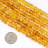 Cherry Tree Beads Yellow Amber approx. 5-8mm Chip Beads - 16 inch strand