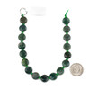 Cherry Tree Beads Moss Agate 10mm Faceted Hexagonal Cut Coin Beads - 8 inch strand 