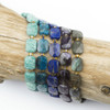 Cherry Tree Beads Gemstone 8x10mm Faceted Rectangle Beads - 8 inch strand 