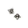  Green Girl Studios Pewter approx. 11x12mm Tiny Bee Button - 1 per bag 