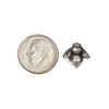  Green Girl Studios Pewter approx. 11x12mm Tiny Bee Button - 1 per bag 