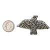 Green Girl Studios Pewter approx. 29x49mm Large Bird Button - 1 per bag 