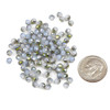 Cherry Tree Beads Crystal Beads - approx. 3x4mm Faceted Rondelle, Green Rainbow Kissed Blue Opalite, 13 inch strand