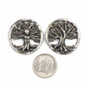  Green Girl Studios Pewter approx. 26mm Filigree Tree Pendant - 1 per bag 