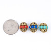 Tibetan Brass 10x10mm Barrel Beads for handmade jewelry.