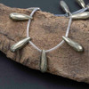 Cherry Tree Beads Pyrite 8x25mm Faceted Top Drilled Teardrop Beads - 16 inch strand 