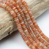 Cherry Tree Beads Sunstone 2-3x7mm Faceted Heishi Beads - 8 inch strand 