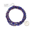 Cherry Tree Beads Crystal 6x6mm Opaque Faceted Rounded Teardrop Beads with AB Finish- 24 inch circular strand 