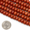 Cherry Tree Beads Large Hole Red Jasper 5x8mm Rondelle with 2.5mm Drilled Hole - 8 inch strand 