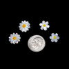 Cherry Tree Beads White Shell Flower Focal - 2 per bag 