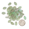 Cherry Tree Beads Glass Beads - 6.5x11mm Top Drilled Leaves, 8 inch strand 