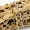 Cherry Tree Beads Stainless Steel Rectangular Box Chain with 2.5x4.4mm Links, 2 meters 